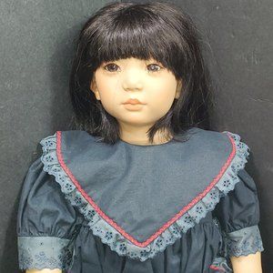 FREE SHIP HIMSTEDT Doll SHIREEM 2725 Asian Girl From BALI Box COA Estate Display